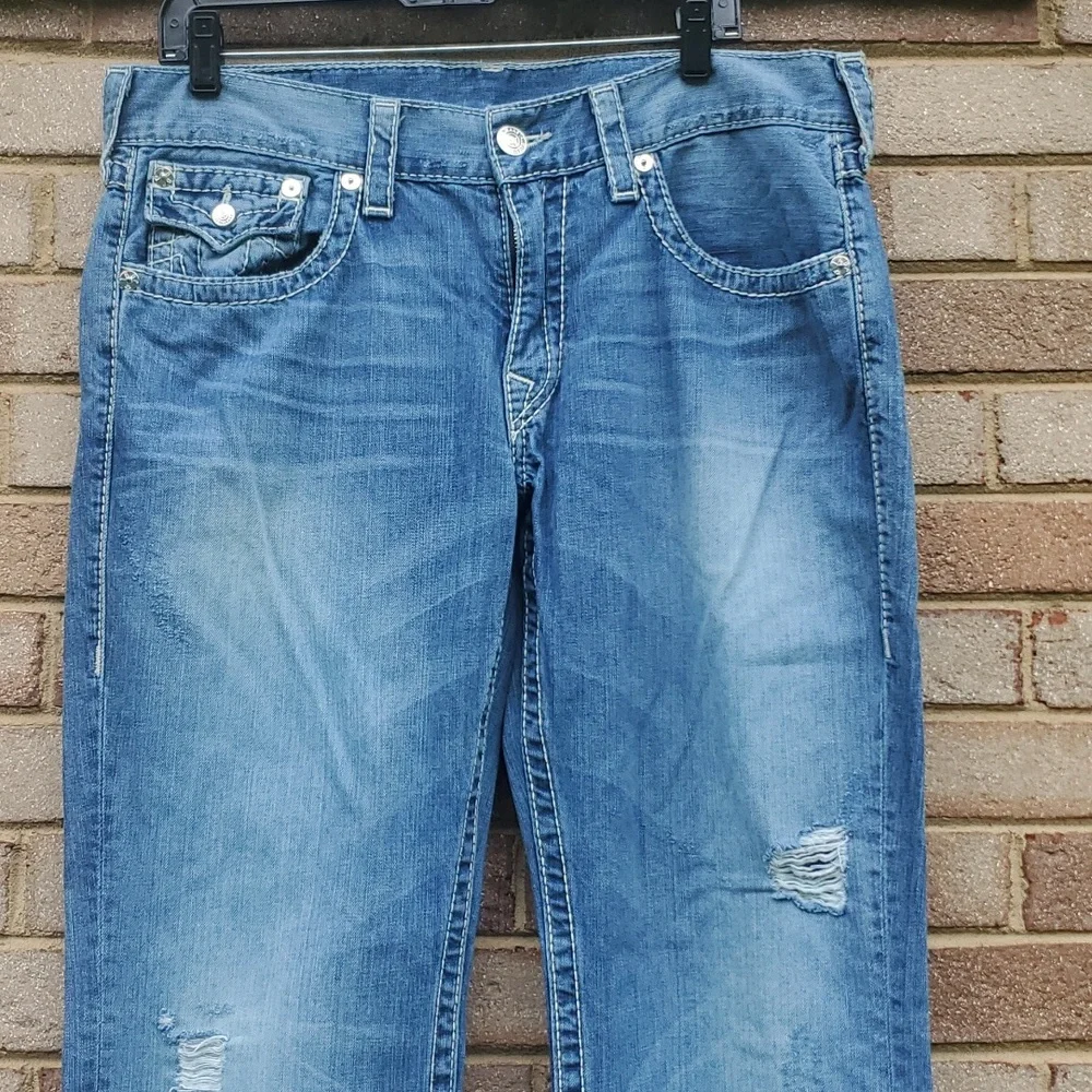 True Religion Jeans Straight with Flap Pockets Size 36